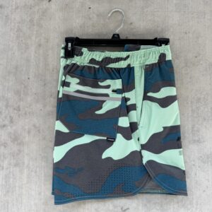 XL Aqua Teal Gray Board Shorts