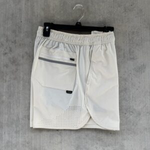 XL Cream Running Shorts