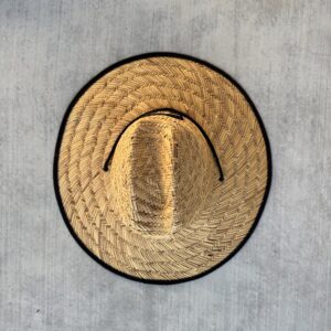 XL Aruba Aloe Since 1890 Woven Straw Lifeguard Beach Hat