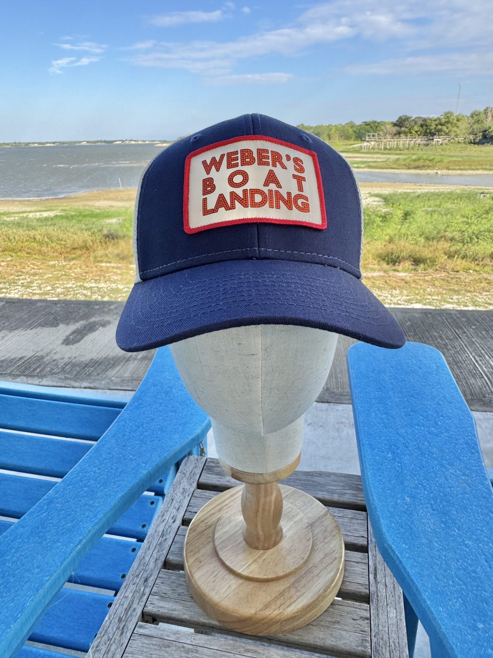 Dark Blue Marquee 5 panel classic style hat