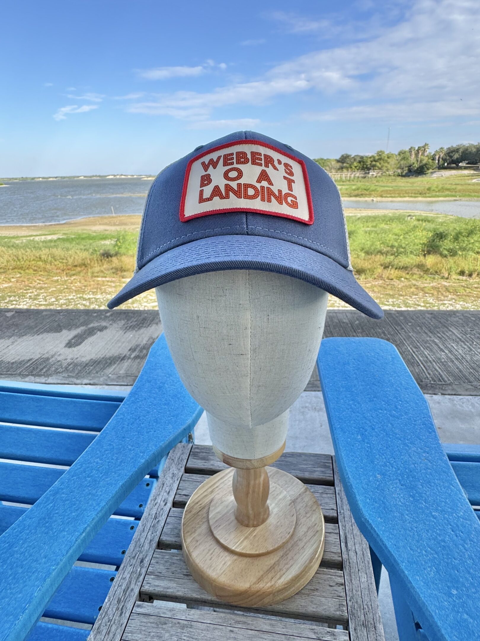 Navy Blue Marquee 5 panel classic style hat